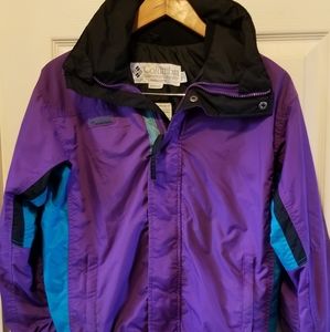 Vintage Columbia Radial Sleeve Bugaboo Jacket Purp
